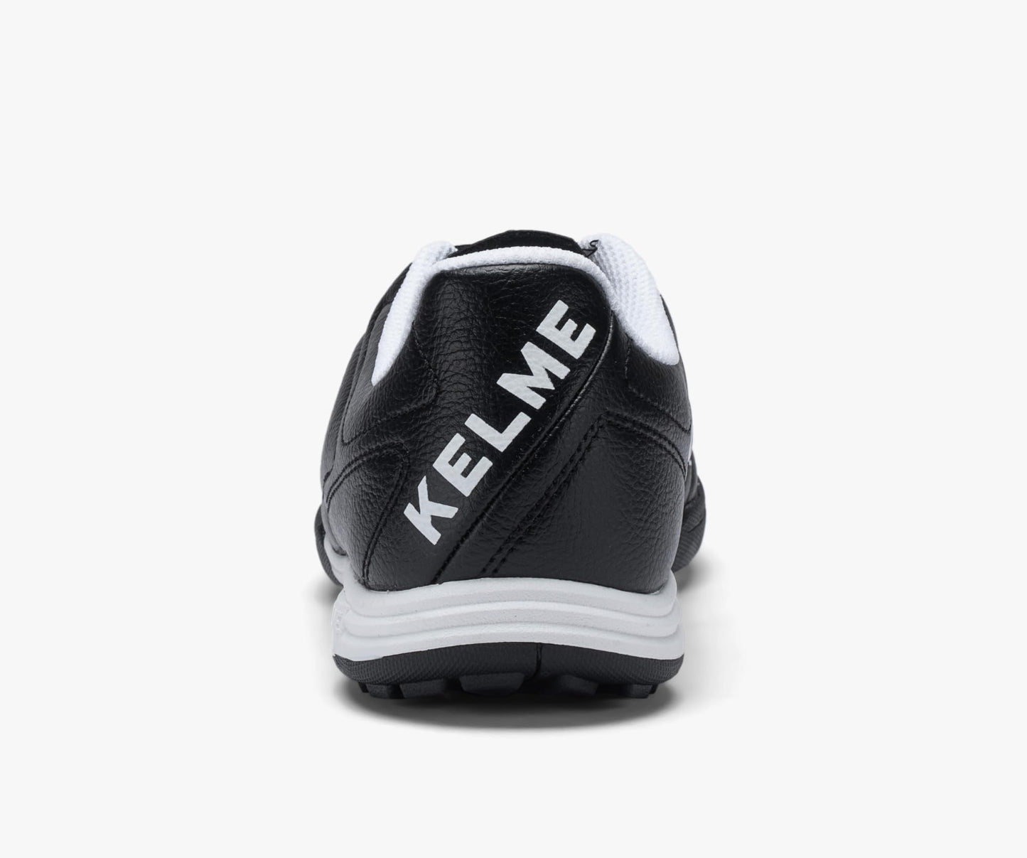 KELME Kids Indoor Soccer Shoes, Youth Futsal Turf Cleats, Boys Girls Football Baseball Softball Sneaker, Black, Size 1.5 Little Kid