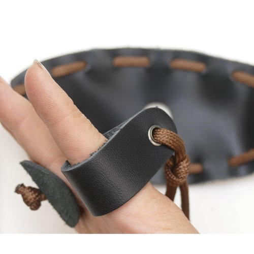 Dog Ball Launcher Leather Shepherd Sling Handmade Paracord Shepherds Sling Rock Thrower Old-Fashioned Slingshot(1 Pack)