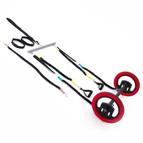 Trend Makers Pilates Wheel Digital Deluxe Adds an Anchor to Expand The Exercise Repertoire - Plus a Nutrition Guide and 15 Online Instructional Videos