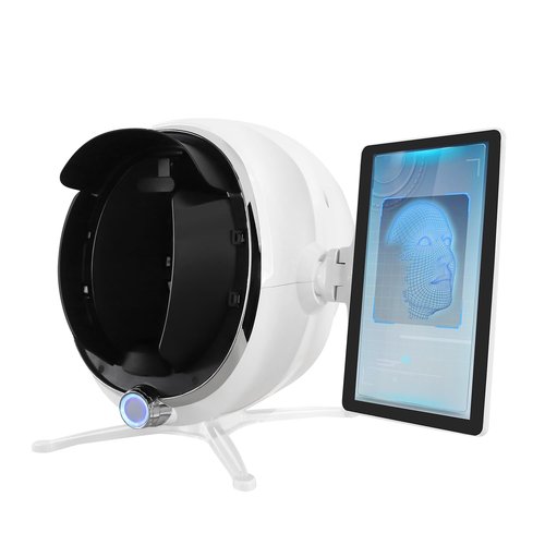 HNZXIB 13.3 Inch Skin Analysis Machine, 38MP AI Facial Skin Analyzer, 8 Spectral Skin Analyzer Machine, Moisture Detector for Beauty Salon & Home, Multi-Language Support