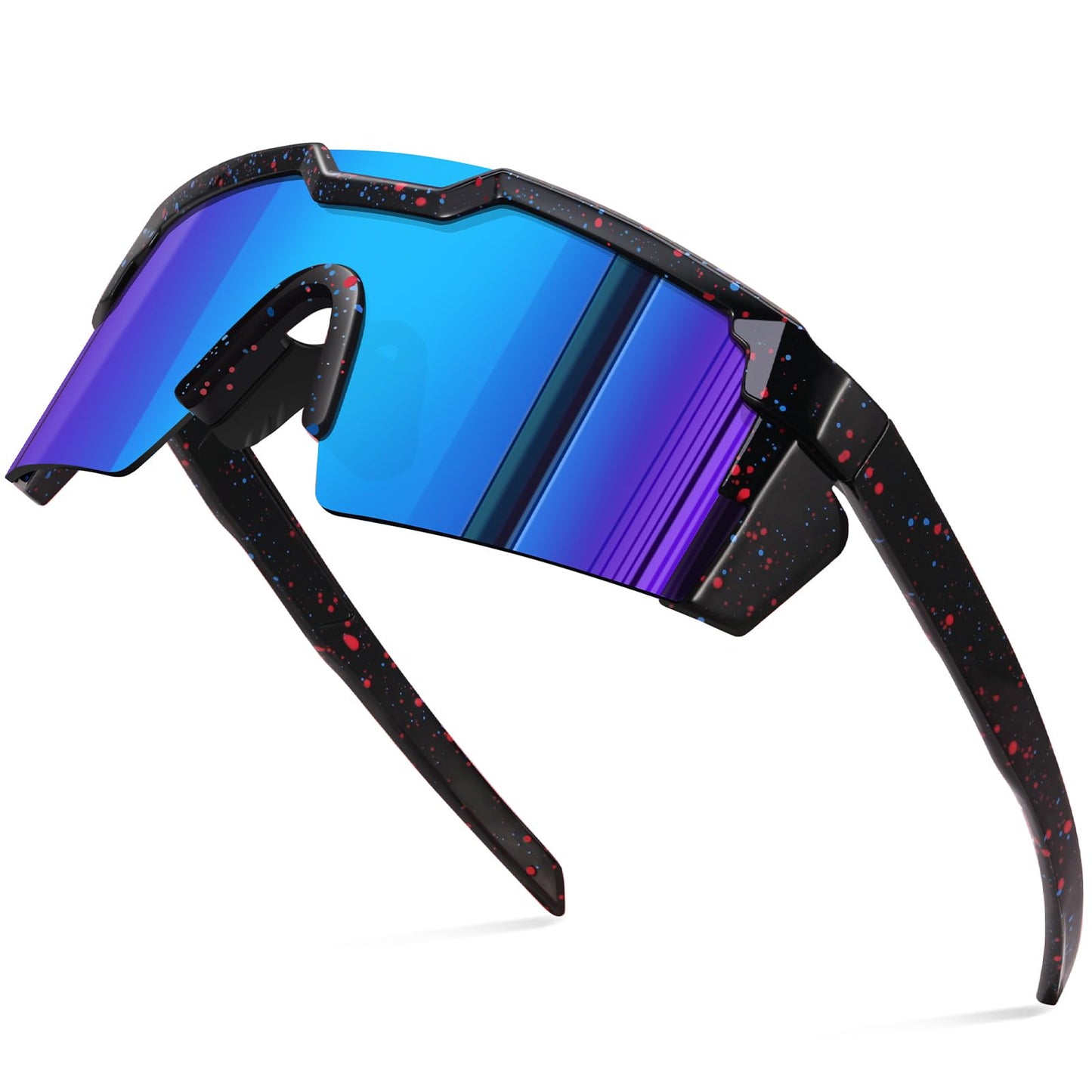 RSQQAV Kids Sunglasses Youth Baseball Sun Glasses for Boys Girls Cycling Sports UV Protection Goggles Ages 6-12