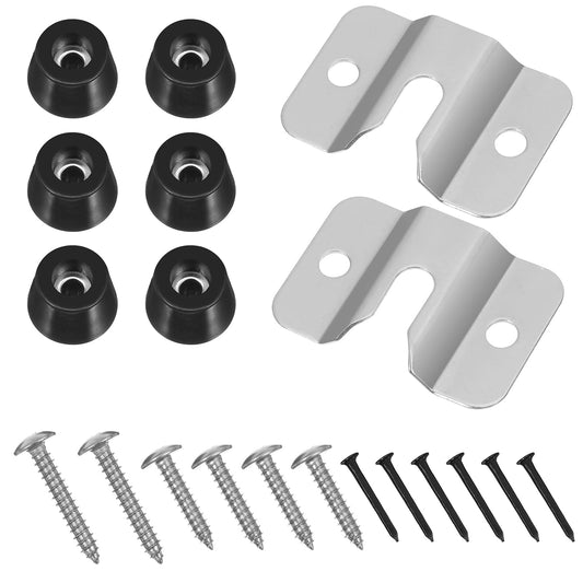 2 PCS Dart Board Hanger Bracket Dart Portable Board Mounting Bracket Dartboard Hanging Kit Camera Mount Hardware Wall Dartboard Kit for Hanging Screw Hook Set Accessories