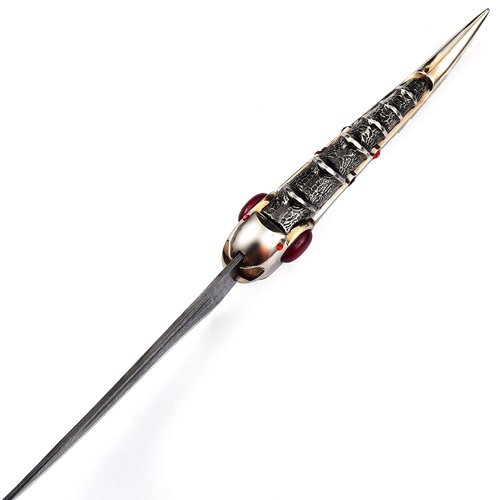 Handmade Catspaw Dagger of Arya Stark with Display Stand - GoT Damascus Steel Blade Dagger