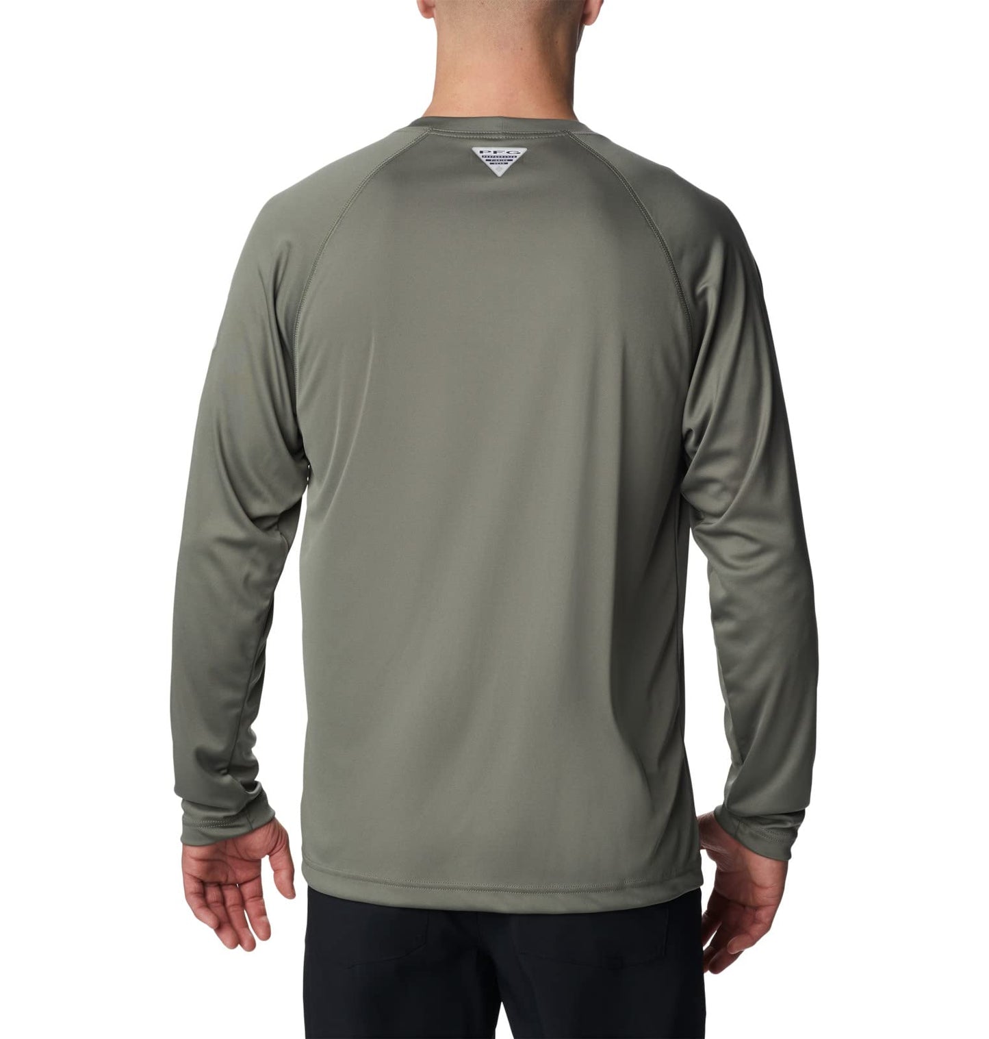 Columbia Men's Terminal Tackle Long Sleeve Shirt, Cypress/Cool Green Logo, 2X Tall