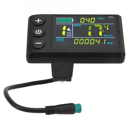 Electric Bike LCD Display Meter ABS LCD S866 Electric Scooter Color Screen Display Control Panel for Lithium Modification Accessories
