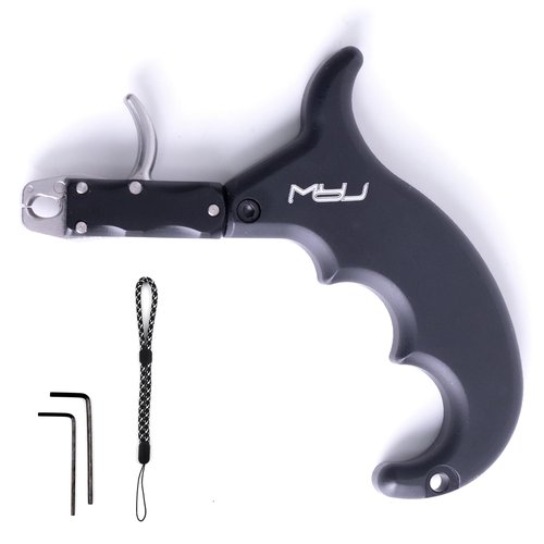Moyujian Archery Release Using Aviation Aluminum6061-T6 Integrated Die-Casting Technology Bow Release Can Adjust Trigger Position According to Finger Length
