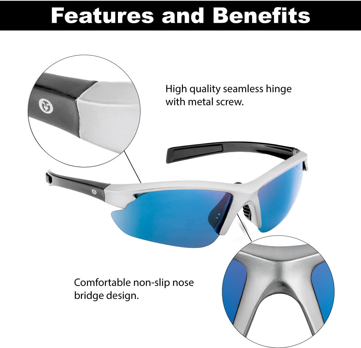 Flying Fisherman Fin Jr Angler Kids Polarized Sunglasses | 100% UV Protection for Fishing, Boating, Outdoor Sports