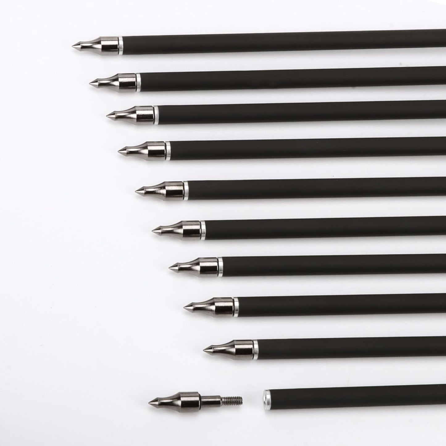 18Pcs 22 Inch Crossbow Bolt,Hunting Carbon Arrows for Outdoor Target Practice