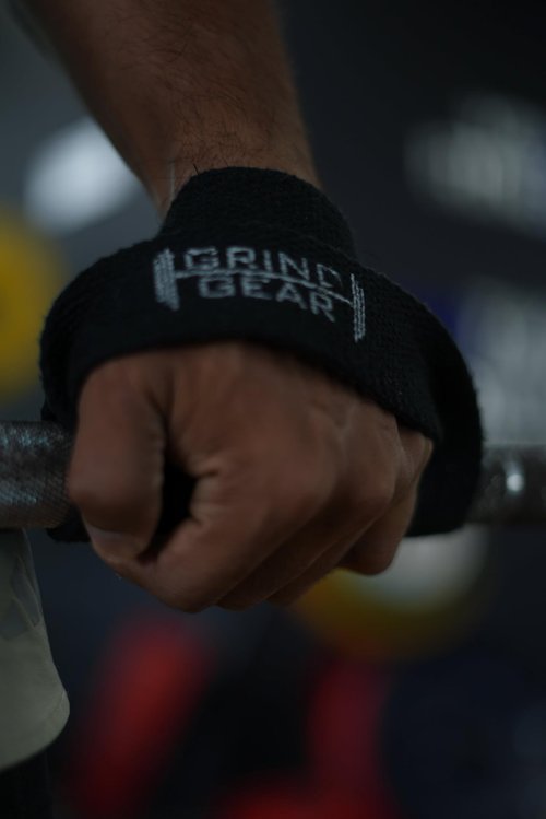 Deadlift Straps, Professional Weight Lifting Wrist Straps, Multipurpose, Heavy Duty Cotton, Black