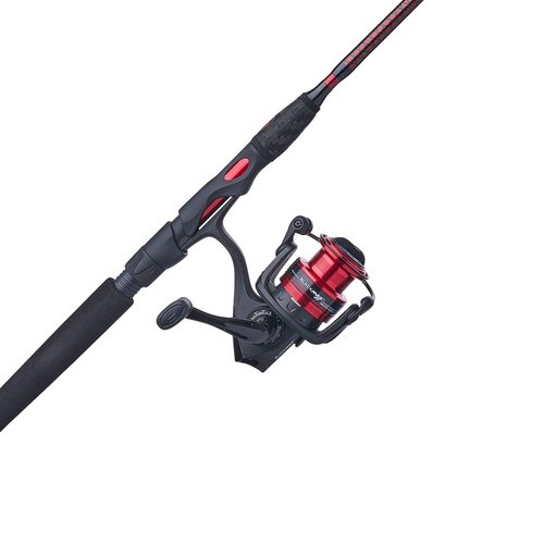 Ugly Stik 6'9" Carbon Walleye Spinning Rod and Reel Combo, 20 Size Reel, 1 Piece Fishing Rod, Medium Light Rod Power, 4 - 10 lb Line Rating, Lure Rating 1/8 - 5/8 oz