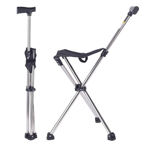 Cane with seat,Walking Stick,Foldable Chair,Hiking Stick,Camping,Hiking,Walking Cane Chair,Walking Stick with seat,Seatable Crutch Stool,Stick Chair
