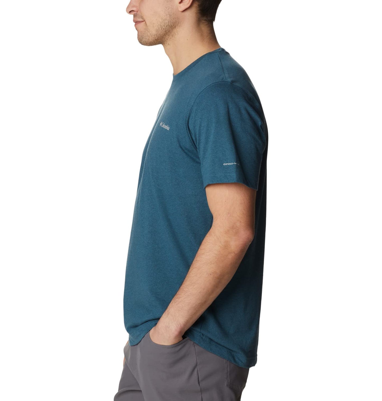 Columbia Men's Thistletown Hills Short Sleeve, Night Wave Heather, 4X Big
