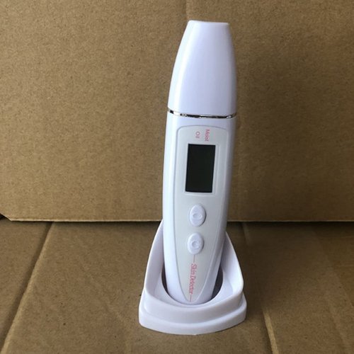 Hisocute Skin Analyzer Skin Moisture Analyzer Moisture Meter Skin Care Water Oil Tester Detector Portable for Women Digital Skin Analyzer, White