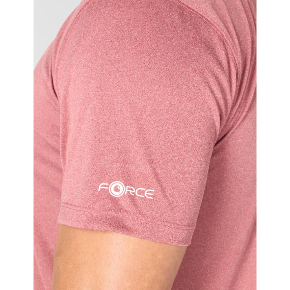 Carhartt Men's Force Sun Defender Lightweight Short-Sleeve Logo Graphic T-Shirt, Amber Terrain Heather, Large