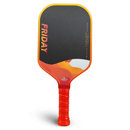 Friday Fever Paddle, Triple-Layer T700 Raw Carbon Fiber, Gen 3 Construction, Dual-Edge Foam, USAP PBCoR .43 Certified (Scorch, 1)