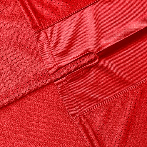 Phoneutrix Football Jersey 3X-Large Red Sports T-Shirt Hip Hop Party Wear