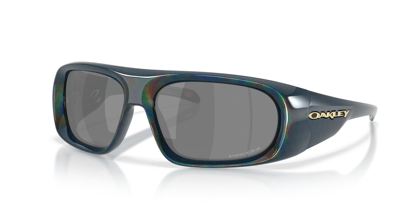 Oakley Sunglasses for Men and Women - OO9491 Belleville Rectangular Sunglasses Prizm Lenses - Abyss Spacedust/PRIZM Black - Size 61