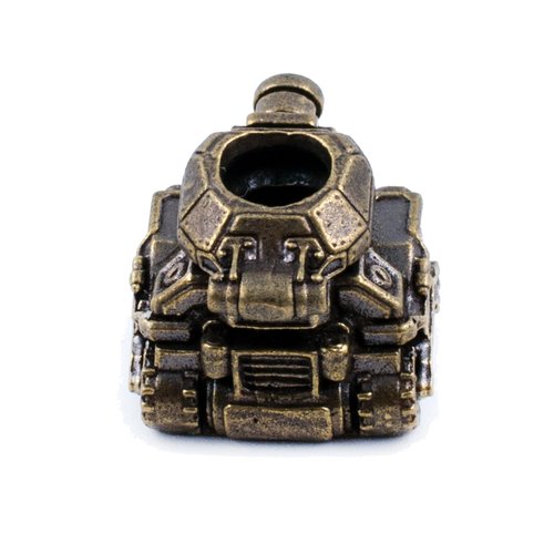 FLAMEDUKE Knife Lanyard Beads - Lost-Wax Cast Paracord Bead for Knife, 550-Slot, Paracord Beads for EDC Rigging, Survival Mods & Zipper Tactics | Men's Gift Kit Tank (FD-098)