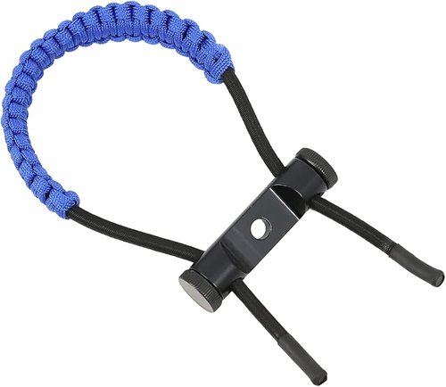 Archery Bow Wrist Sling, 550 Paracord Strap for Compound Bow & Recurve (Blue)