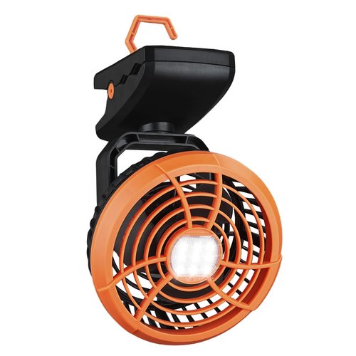 Durapower Clip-on Camping Fan with LED Lantern, Magnetic Base & Hanging Hook – Ideal for Travel, Tent, RV, Picnic, Treadmill, Stroller, Golf Cart & Home
