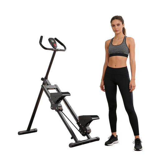Foldable Stair Stepper for Home Gym, Adjustable Resistance Mini Stepper with Non-Slip Pedals, 300lb Capacity Quiet Climber Cardio Equipment，Compact Exercise Step Machine