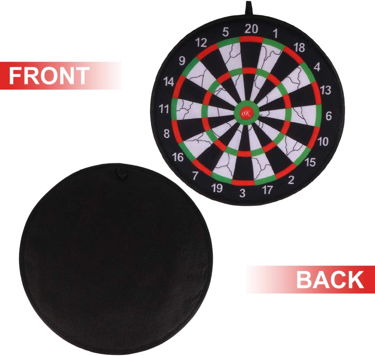 1set Delicate Round Cloth Dart Board Toy Kit Parent-boy Girl Interactive Sticky Soft for Indoor Fun Lightweight and Portable for Boys and Girls and Adults