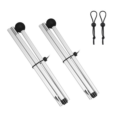 ZAIXIA 2 Packs Replacement Beach Tent Poles,Aluminum Canopy Foldable Poles