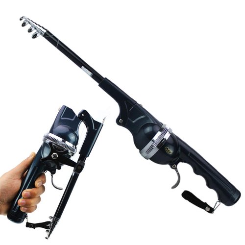 ccsxqy Portable Pocket Fishing Rod & Pole - Collapsible Telescopic Design, Ultra-Compact Foldable Fishing Gear for Travel/Hiking/Backpacking