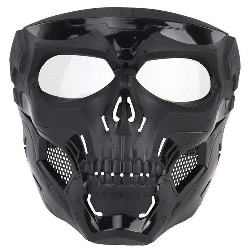 Airsoft Paintball Full Face Mask with Headgear Balaclava Mask Film PropsRole Play and Other Outdoor Activities