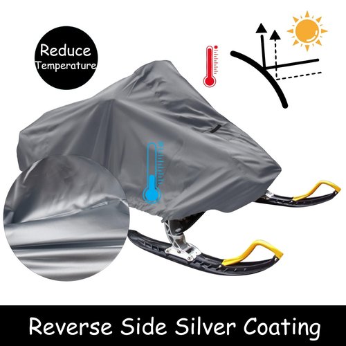 King Mills Waterproof, UV-Proof Snowmobile Cover Trailerable, Universal to Snowmobiles from Polaris, Ski Doo/Skidoo, Arctic Cat.L