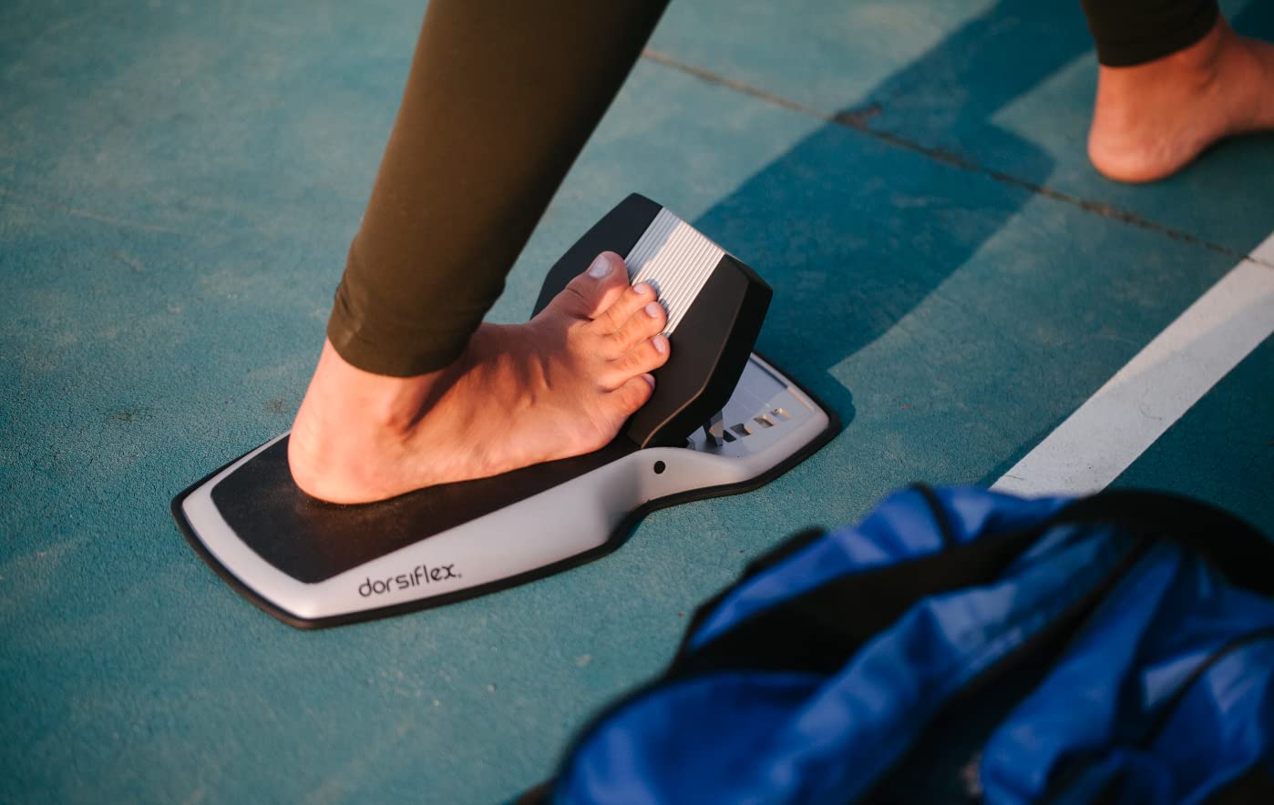 Dorsiflex - TARGET and AMPLIFY stretching of specific foot & leg muscles for Plantar Fasciitis, Achilles Tendonitis, Calf Tightness, Foot & Heel Pain, Foot & Ankle Mobility, and Toe Mobility.