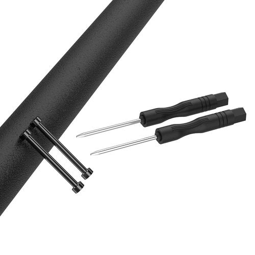 Watch Band Lug Link Pins Fit for Garmin Fenix 7/Fenix 5/Fenix 6 Screw Accessory, 22mm Metal Replacement Screws with Screwdrivers Removal Tool for Garmin instinct/Forerunner 955/ Approach S62 (Black)