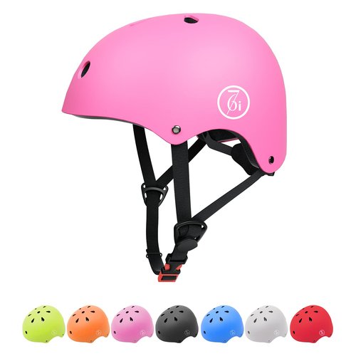 67i Bike Helmet for Adults & Kids 8-14 - Adjustable L (22.83??23.82?? Lightweight Ventilated Cycling Helmets with 11 Vents (Pink)
