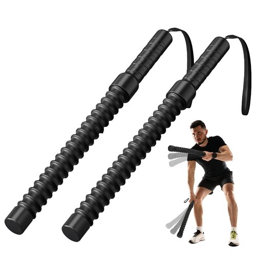 Ropeless Battle Ropes for Home Gym, Heave Duty Exercise Training Rope for Fitness Beginners, Portable Weighted Workout Ropes for Women Men Home Workout
