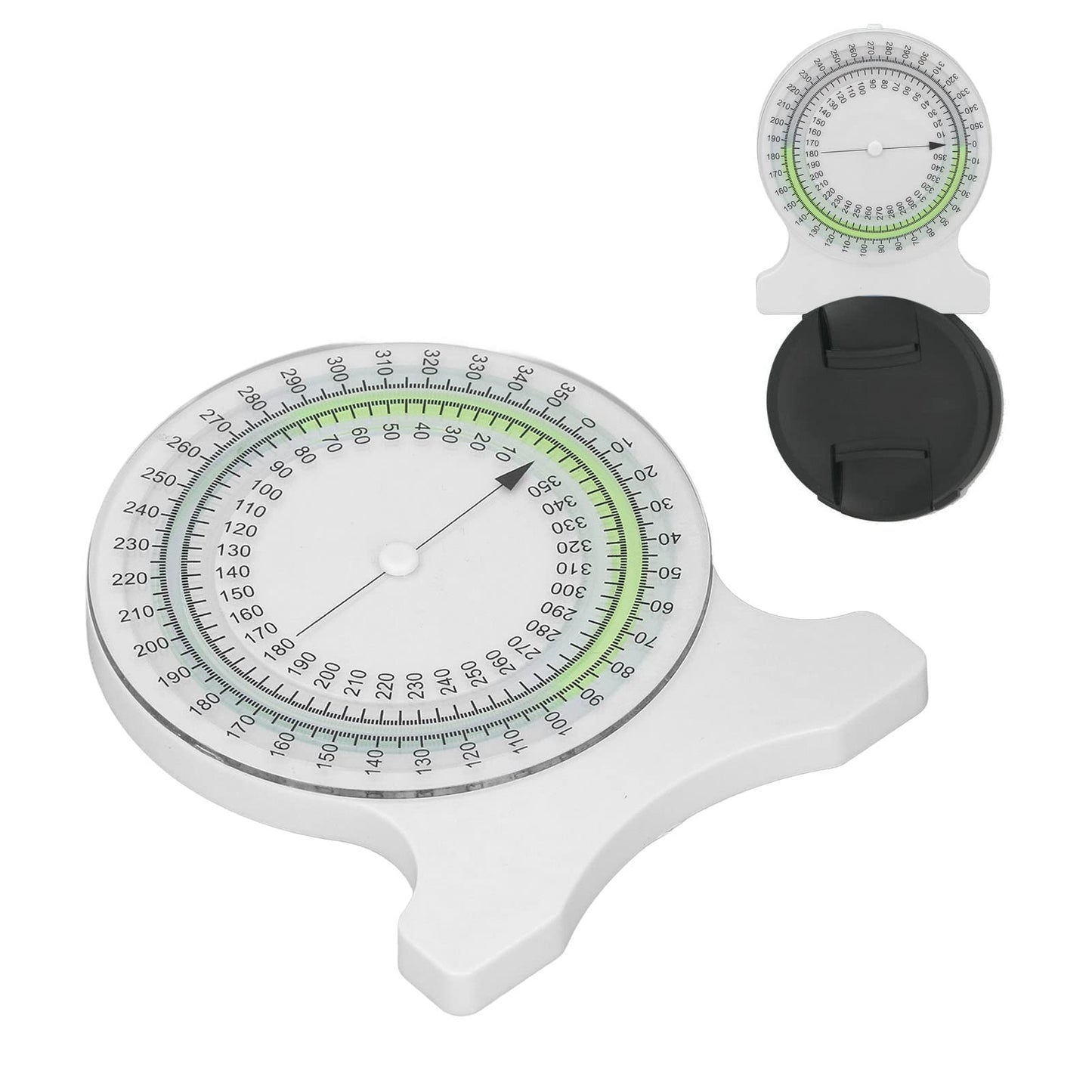 Inclinometer, Clinometer Inclinometer Gauge for Physical Goniometer Physical Non Leak Bubble Accurate Measurements Bubble Inclinometer for Students Professionals (Green)