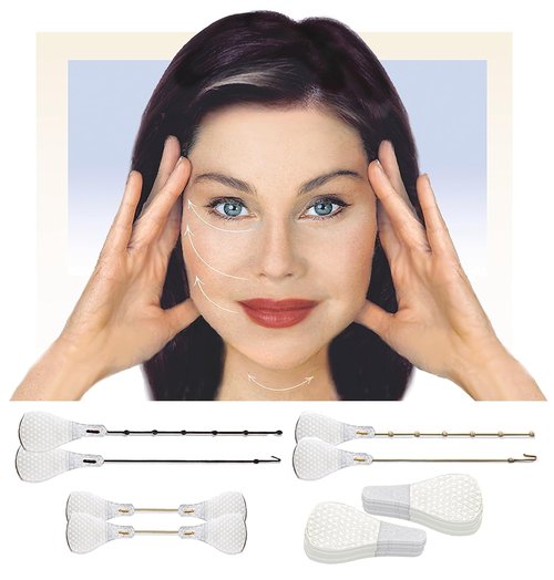 Secret Lift Original - 80 Piece Instant Face, Neck and Eye Lift Tape Kit Invisible Lifting Tapes and Bands