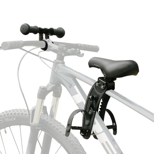 saurka Upgraded Kid Bike Seat Front Mounted and Handlebar for Mountain Bike Parent-Child Cycling, Child Bicycle Seat&Child Handlebar for All Adult MTB Bike Cycling(Handlebar+Seat)