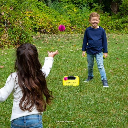 Kids Cornhole Set with Neon Koosh Balls - Single Yellow Cornhole