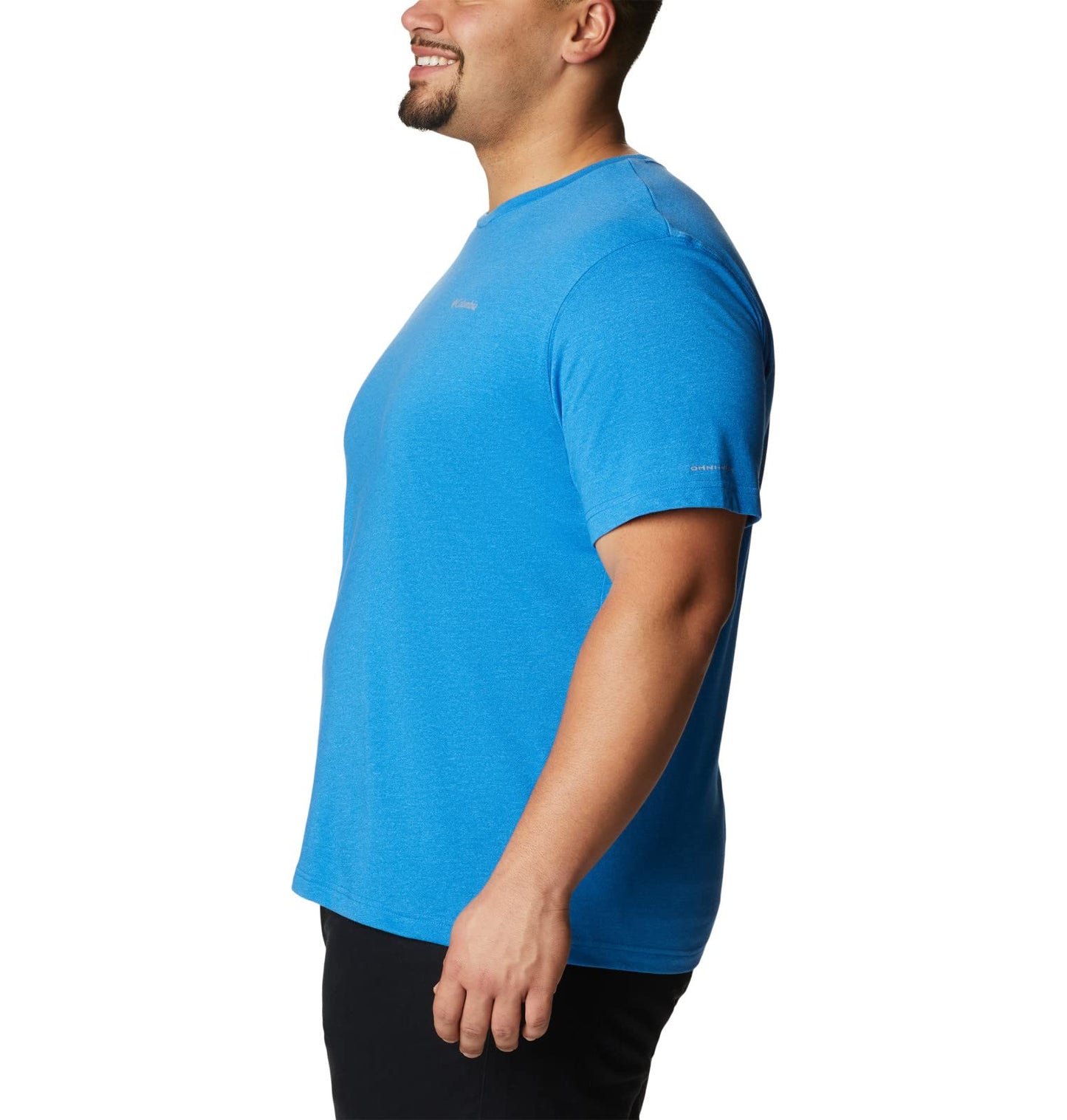 Columbia Men's Thistletown Hills Short Sleeve, Bright Indigo Heather, 1X Big