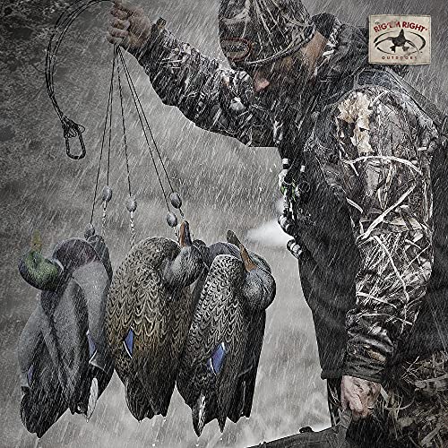 Rig'Em Right Waterfowl Pre-Rigged Duck Decoy with 48-Inch Length and 4-Ounce Weights