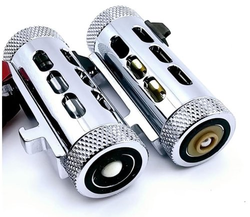 Hawki Gem CO2 .177 Cal Air Pistol Red Ruby Edition, Self-Defence, 1-Shot, 400+ FPS, Single Action with Adapter, 5X CO2 Cylinders (12g), 100x Steel BBS (.177 Cal), 100x Airsoft BBS (6mm) Bundle