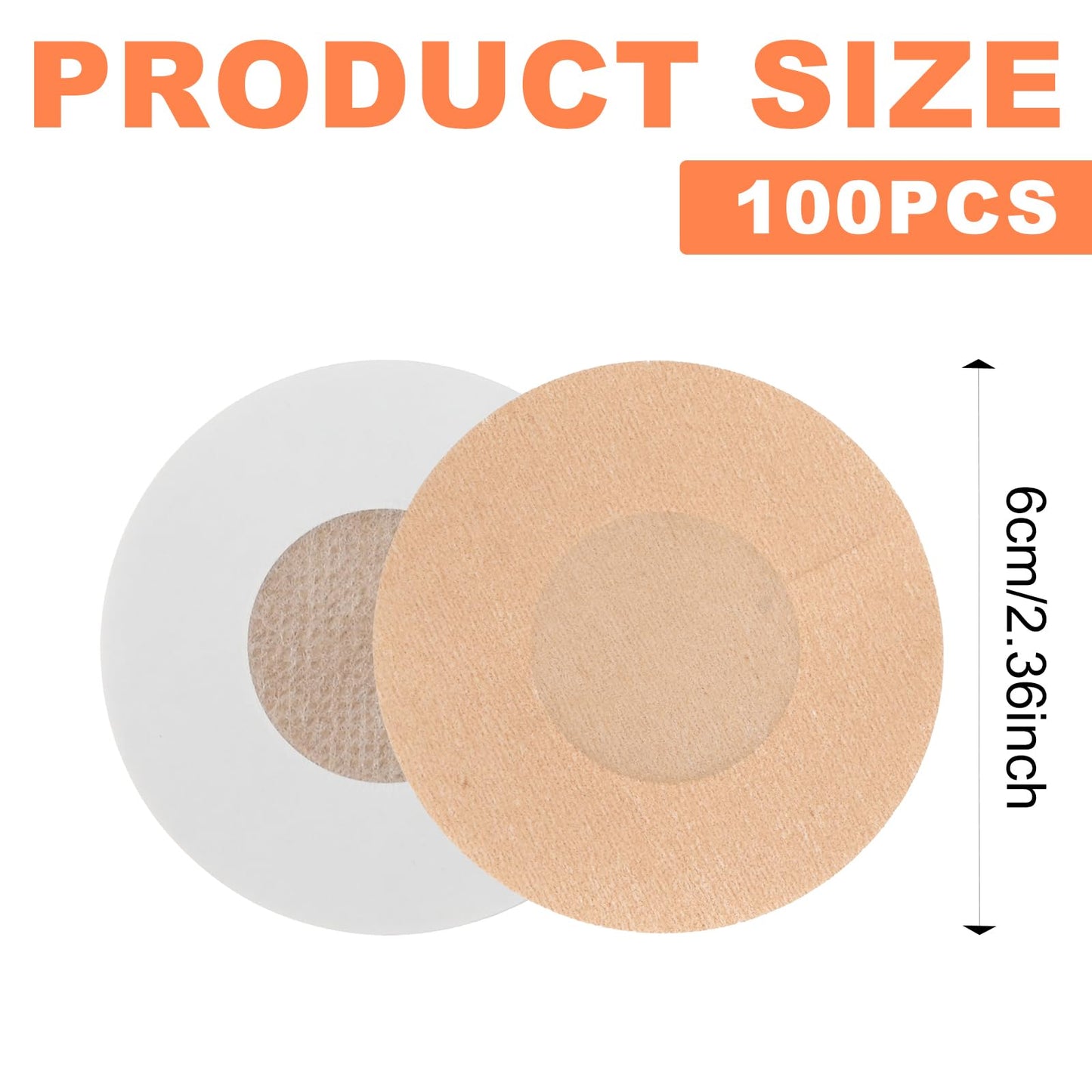 100 Pairs(200Pcs) Nipple Covers for Men – Ultra-Stick Pasties for Marathon & Sports,No-Show Mens Nipple Guard Tape Anti-Chafing Invisible Protectors – Stay Comfortable During Intense Workouts