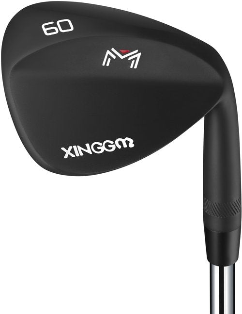 Forged Golf Wedge Set for Men or Individual 48/50/52/54/56/58/60 Degree Gap Wedge Sand Wedge Lob Wedge Right Hand,Milled Face for More Spin (60 Degree, Black,Right Handed)