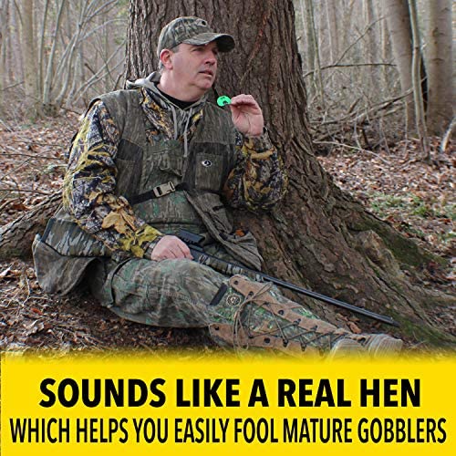 ESH Turkey Mouth Calls 3-Pack – Realistic Diaphragm Turkey Calls for Hunting – High-Volume 3-Reed Turkey Mouth Calls for Beginners and Pros