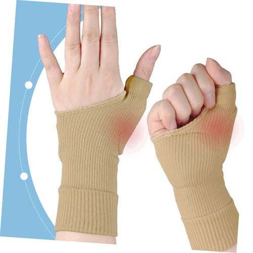 Beaupretty 1 Pair Sports Compression Gloves Wrist Support Wrist Brace Thumb Stabilizer Workout