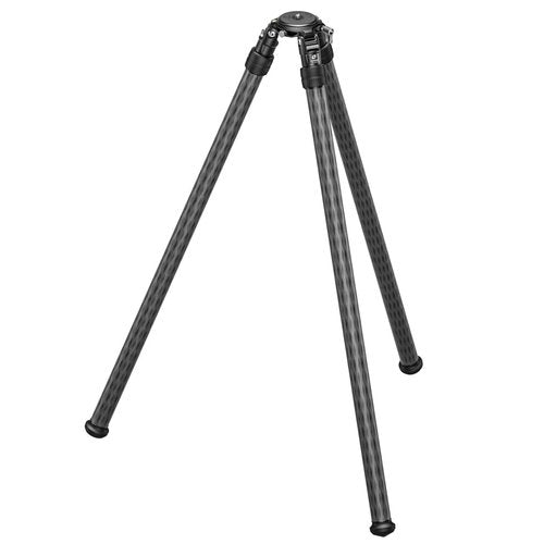 Leofoto Inverted Carbon Fiber Tripod with 75mm Bowl & Platform, 10-Layer Toray, Twist-Lock, 63.98" Max Height, 6.30" Min Height (SO-322CX)