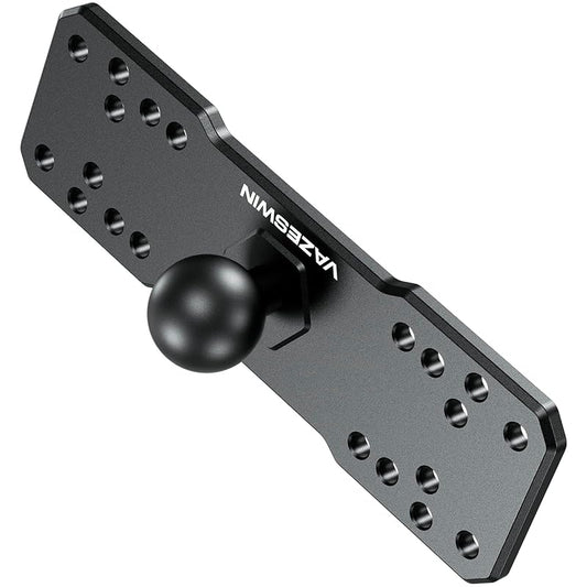 1" Ball Aluminum Alloy Fish Finder Mount, AMPS Rectangular Plate