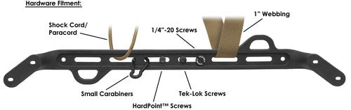 HAZARD 4 HardPoint(R) Gear Rails (P/B) - Coyote