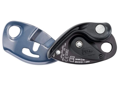 Petzl GRIGRI Belay Device - Belay Device with Cam-Assisted Blocking for Sport, Trad, and Top-Rope Climbing - Blue