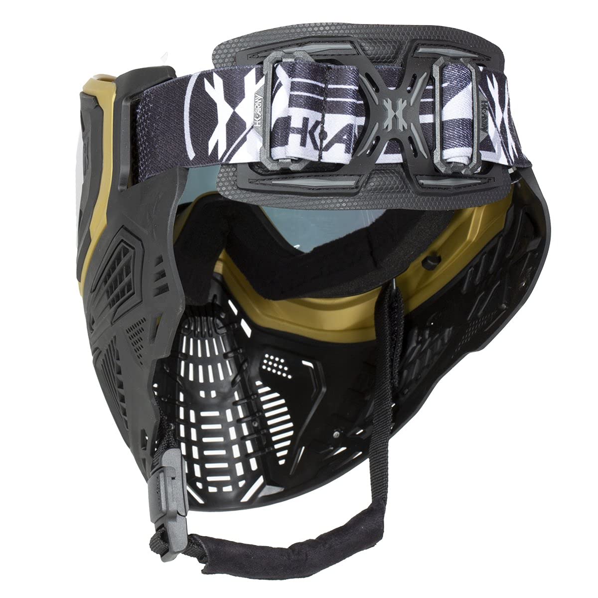 HK Army SLR Face Mask Goggle with Thermal Anti Fog HD Pure Lens System for Paintball and Airsoft - Midas